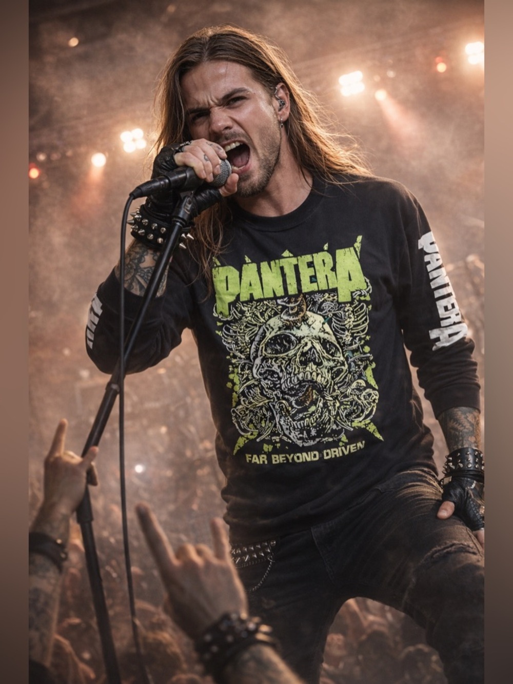 Pantera, Far Beyond Driven Sweatshirt Cotton Streetwear Hooded Pullover Sz S-3XL